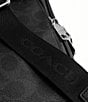 COACH Felix Canvas Cross Grain Leather Logo Sling Bag - Image 6