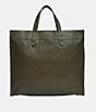 Color:Army Green - Image 2 - Field Tote Bag 40 In Sport Calf With Coach Badge