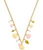 COACH Floral Statement Bib Short Pendant Necklace - Image 1