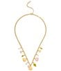 COACH Floral Statement Bib Short Pendant Necklace - Image 2