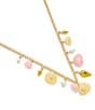 COACH Floral Statement Bib Short Pendant Necklace - Image 3