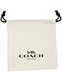 COACH Floral Statement Bib Short Pendant Necklace - Image 4