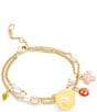 COACH Floral Statement Charm Line Bracelet - Image 1