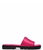 Color:Dragonfruit - Image 2 - Florence Leather Slide Sandals