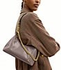 COACH Glazed Juliet Shoulder Bag 25, Color:Ash - Image 5