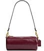 COACH Glazed Leather Barrel Shoulder Bag - Image 1