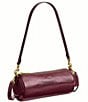 COACH Glazed Leather Barrel Shoulder Bag - Image 4