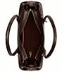 COACH Glazed Leather Empire East-West Carryall Satchel Handle Bag 34 - Image 3