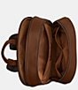 Color:Dark Saddle - Image 3 - Glove Tan Leather Gotham Backpack