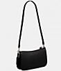 Color:Black - Image 2 - Glovetanned Leather Penn Shoulder Bag