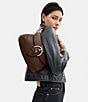 COACH Soho Glovetanned Leather Buckled Shoulder Bag, Color:Maple - Image 6