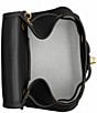 COACH Glovetanned Leather Turnlock Backpack, Color:Black - Image 3