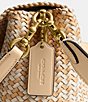 COACH Woven Soft Tabby Gold Hardware Shoulder Bag, Color:Ivory - Image 4