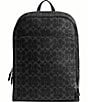 COACH Gotham Signature Coated Canvas Backpack, Color:Black Sigure - Image 1