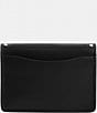 COACH Half Flap Card Case With Rivets Crossbody Bag, Color:Black - Image 2