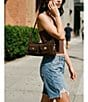 COACH Haversack 27 Suede Turnlock & Kisslock Pocket Shoulder Bag - Image 6