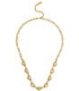COACH Heirloom Tea Rose Bib Collar Necklace - Image 2