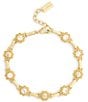 COACH Heirloom Tea Rose Link Line Bracelet - Image 2