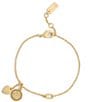 COACH Heritage Coin Heart Charm Line Bracelet - Image 1
