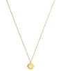 COACH Heritage Coin Spinner Short Pendant Necklace - Image 1