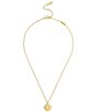 COACH Heritage Coin Spinner Short Pendant Necklace - Image 2