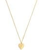 COACH Heritage Heart Locket Short Pendant Necklace - Image 2