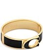 COACH Heritage Signature C Enamel Bangle Bracelet - Image 1