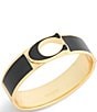 COACH Heritage Signature C Enamel Bangle Bracelet - Image 2