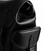 COACH Hitch Glove-Tanned Leather Backpack, Color:Black - Image 5