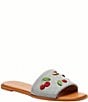 COACH Holly Cherry Signature Logo Slide Sandals - Image 1