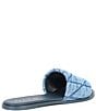 Color:Indigo Denim - Image 2 - Holly Quilted Denim Slide Sandals