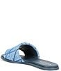 Color:Indigo Denim - Image 3 - Holly Quilted Denim Slide Sandals