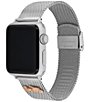 Color:Silver - Image 2 - Horse and Carriage Mesh 38/40mm Bands for Apple Watch®