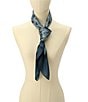 COACH Horse And Carriage Printed Silk Square Scarf, Color:True Navy - Image 6