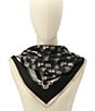 COACH Horse And Carriage Straps Printed Woven Silk Square Scarf - Image 5