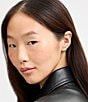COACH Iconic Charms Pav Handbag Stud Earrings - Image 4