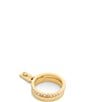 COACH Iconic Pearl Horse & Carriage Charm Duo Ring Set - Image 2
