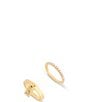 COACH Iconic Pearl Horse & Carriage Charm Duo Ring Set - Image 3