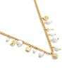 COACH Iconic Pearl Signature Charm Bib Collar Necklace - Image 3