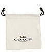 COACH Iconic Pearl Signature Charm Bib Collar Necklace - Image 4