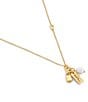 COACH Iconic Pearl Signature Charm Short Pendant Necklace - Image 3