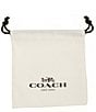 COACH Iconic Pearl Signature Charm Short Pendant Necklace - Image 4