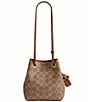 COACH Jade Drawstring In Signature UpcraftedLeather Bucket Bag - Image 1