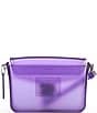 Color:Bright Grape - Image 2 - Jelly Tabby Convertible Clear Crossbody Bag