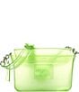 Color:Silver/Green - Image 2 - Jelly Tabby Convertible Clear Bag