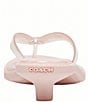COACH Jelly Thong Kitten Heel Slide Sandals - Image 3
