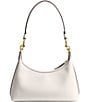 COACH Juliet 25 Leather Gold Toned Shoulder Bag, Color:Chalk - Image 2