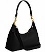 COACH Juliet Leather Shoulder Bag, Color:Black - Image 4
