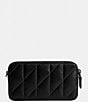 Color:Black - Image 2 - Kira With Pillow Quilting Crossbody Bag