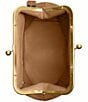 COACH Kisslock 27 Natural Grain Leather Frame Bag - Image 3